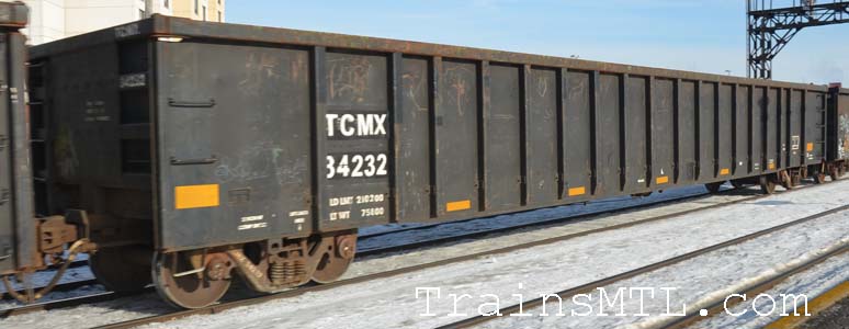 Car/wagon TCMX34232 left side / coté gauche